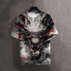 Men's T-Shirts Summer Cool Animal Dragon Pattern 3D Print Tops Tees Women Streetwear Fashion Oversized T Shirt Men Clothing
