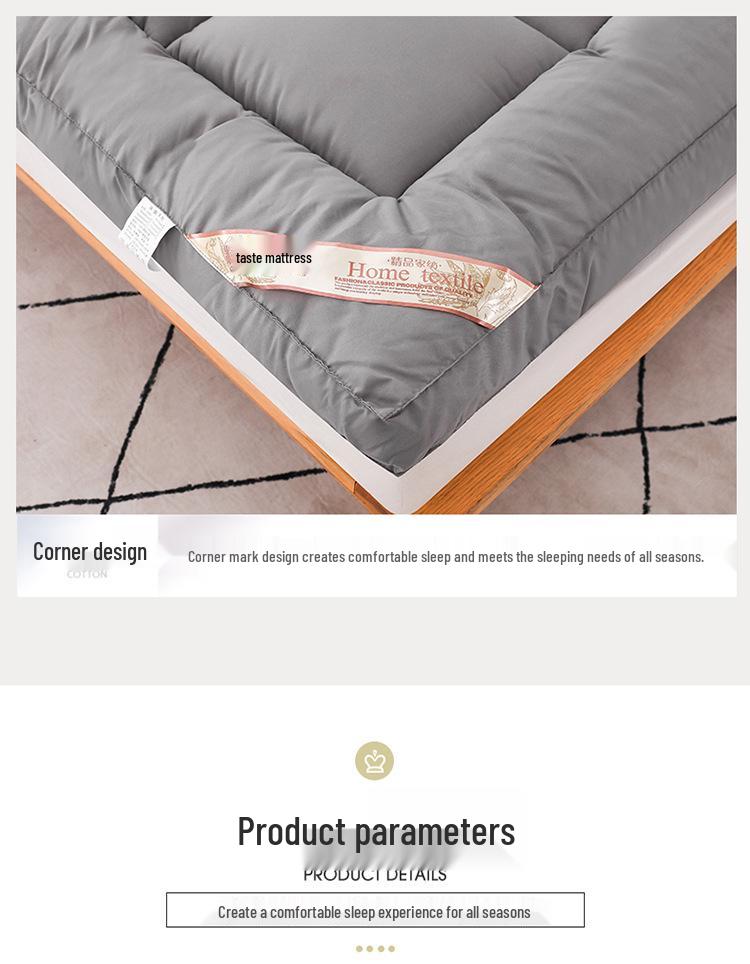 Three-Dimensional Down-Like Mattress Pad - Hotel Quality, Thick, for Dorms, Singles & Doubles, Lamb Wool