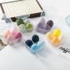 4-Piece Non-Absorbent Makeup Sponges with Storage Box for Wet/Dry Use