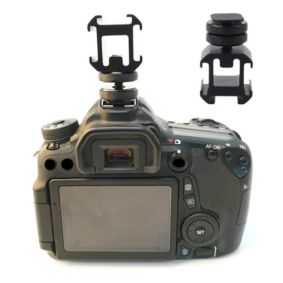 Удлинительный кронштейн для камеры с горячим башмаком, прочная металлическая конструкция, простая установка, широкая совместимость, адаптер для крепления камеры с горячим башмаком