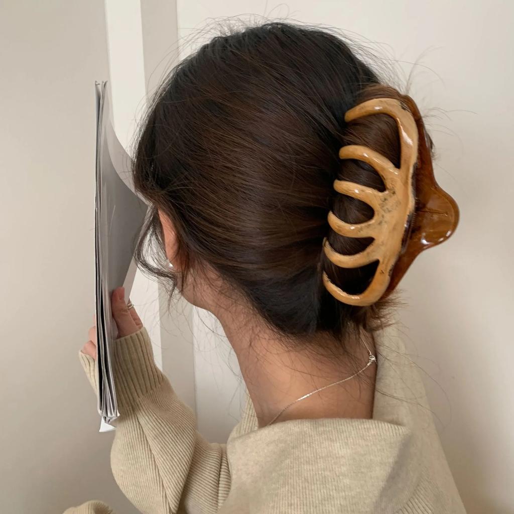 Большие заколки для волос для женщин и девочек, заколки-когти, женские модные заколки для волос, зажимы-крабы, аксессуары для волос, заколки, шпильки, головные уборы