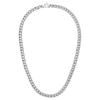 DANIEL WELLINGTON Серия кубинских цепей Ellipse, овальный дизайн, ожерелье из нержавеющей стали 316L, одинаковый стиль для мужчин и женщин, серебристый DW00401669