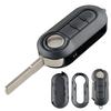 3 Button Car Key Folding Case Replacement Shell Fit for Fiat 500 Doblo Ducato Panda Punto Peugeot