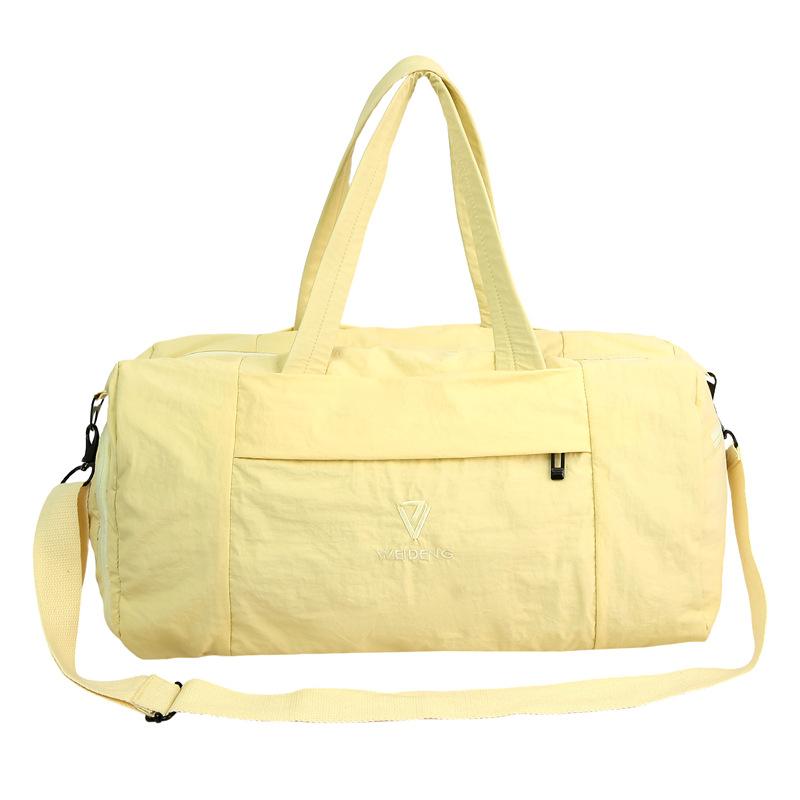 Sports bag for women, fitness bag, large-capacity short-trip travel bag, lightweight luggage bag for women, versatile commuter shoulder and crossbody