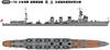 Pit Road Japanese Navy Super Heavy Torpedo Ship Kitakami with Five Torpedo Tubes 1/700