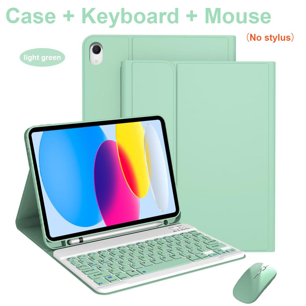 Case for iPad A16 11 Inch A3355 A3356 A3354,Bluetooth Keyboard cover for iPad 10th 10.9 Inch A2696 A2757 A2777 A3162