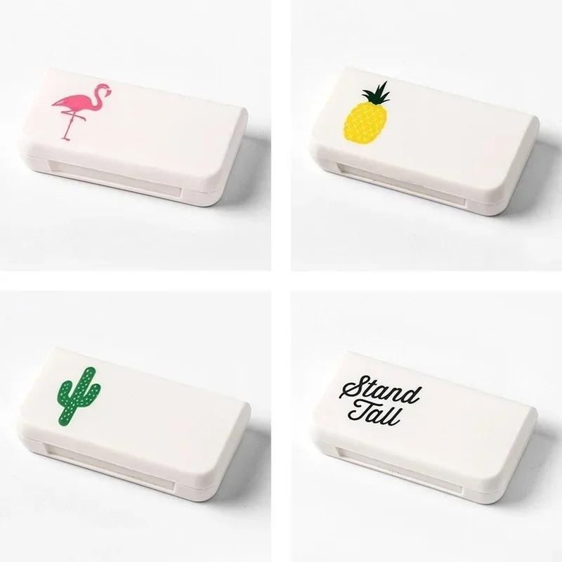 Creative Simple Portable Fashion Mini Pill Box Medicine Boxes 3 Grids Travel Medical Drugs Tablet Container Holder Storage Box