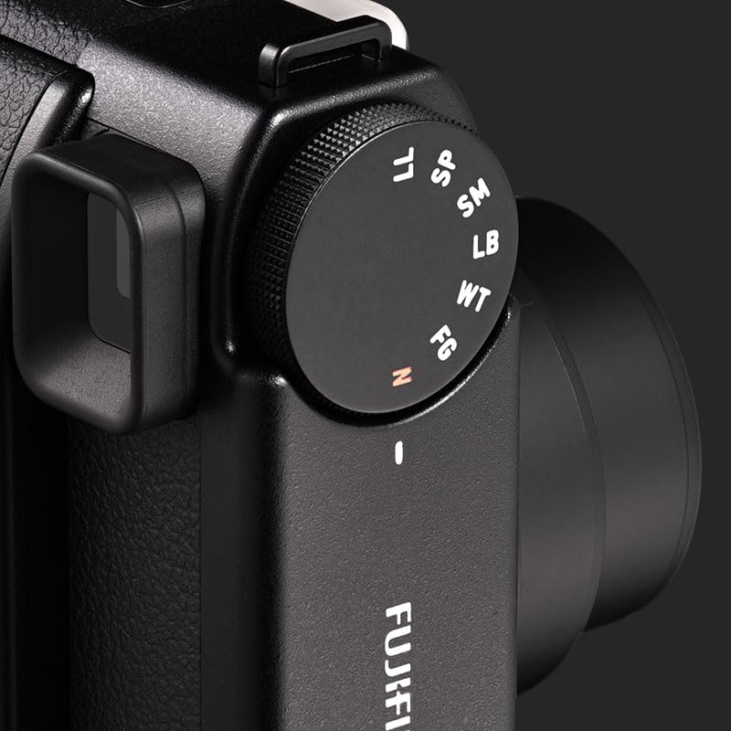 Камера моментальной печати instax mini 99 с цветовыми эффектами и режимами яркости и ручным виньетированием, пленка instax mini продается, элементы управления, пейзаж/обычный/макро