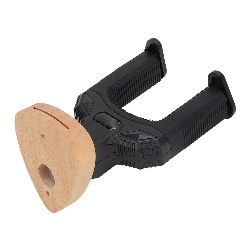 Guitar Wall Mount Automatic Lock Holder Wooden Base Instrument Neck Hanger for Guitar Bass U
