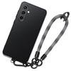 Coque De Protection - PROSHOP - Pour Samsung Galaxy S23 FE - Noir Antichoc - Bracelet Amovible - Souple