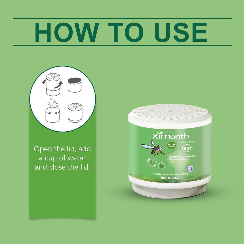 Plant Citronella Mosquito  Gel  Box For Household And Outdoor Dual-use Mild Mosquito  And Insect