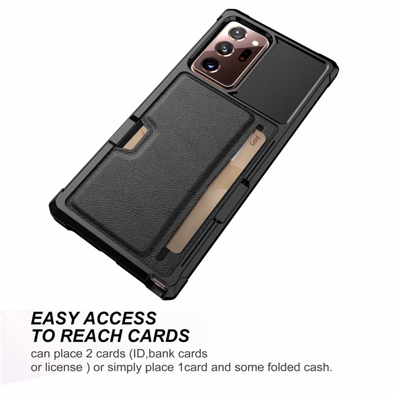 Magnetic Leather Card Pocket Case For Samsung Galaxy Note 20 S23 Ultra S22 A52s A52 A72 A12 S21 Fe A53 A73 A33 A13 S20 Plus