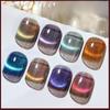 8 мл кошачий глаз магнитный лак для ногтей лазерный магнит синий кристалл УФ-светодиодный лак для ногтей для арт-дизайна маникюра