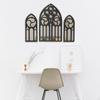 3 Pieces Gothic Mirrors Wall Decor Decorative Mirrors,Baroque ,Decorative Arched