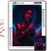 5D DIY Diamond Painting Cross Stitch Cyberpunk Sexy Art Diamond Embroidery Mosaic Wall Art Home Decoration
