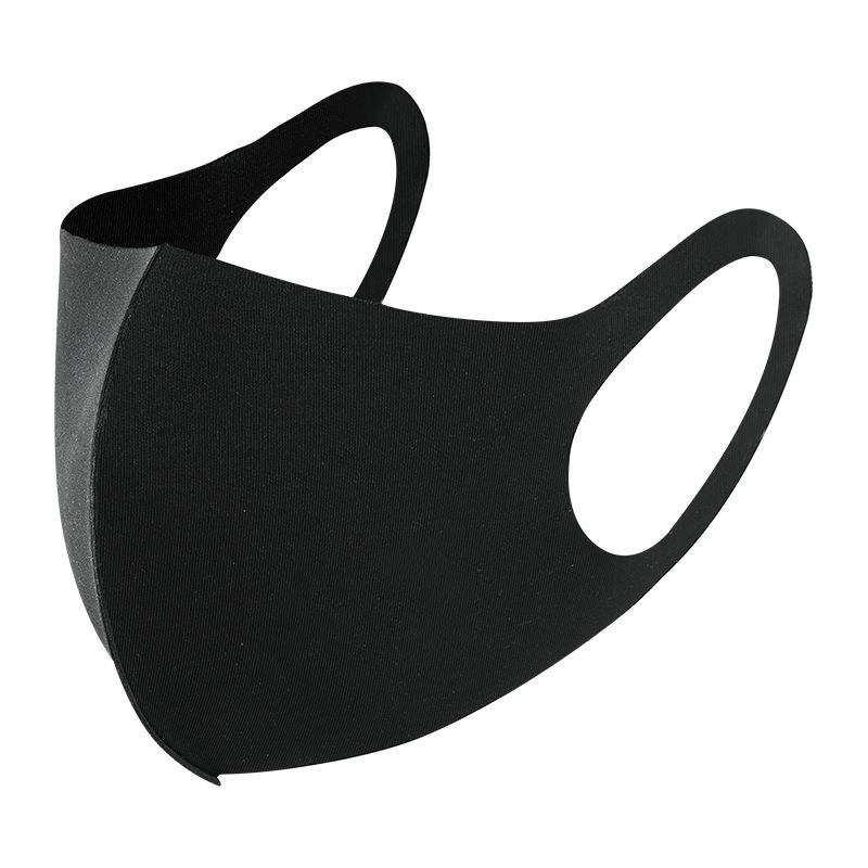 Ледяная шелковая маска, противопыльная хлопковая маска для рта, противотуманная черная стерео 3d маска, респиратор, Хэллоуин, косплей, тушь для ресниц, тушь для ресниц