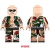 Классический модный узор татуировки строительные блоки минифигурки игрушечный набор