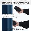 1 шт. Однотонные шторы с полным затемнением и защитой от солнца, 100% затемнение, шторы для спальни и гостиной