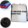 Funny I Never Finish Anything Graphic Cotton T-shirts Men Women's Fashion Casual Tshirt Loose Oversized Streetwear ADHD T Shirt