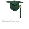 Graduation Cap with 2025 Tassel Unisex Adult Matte Graduation Caps for High School Bachelor Master Ceremonies