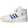 adidas Forum Mid White Blue Bird Кроссовки унисекс Cloud-White Gold-Metallic Gum GX1021