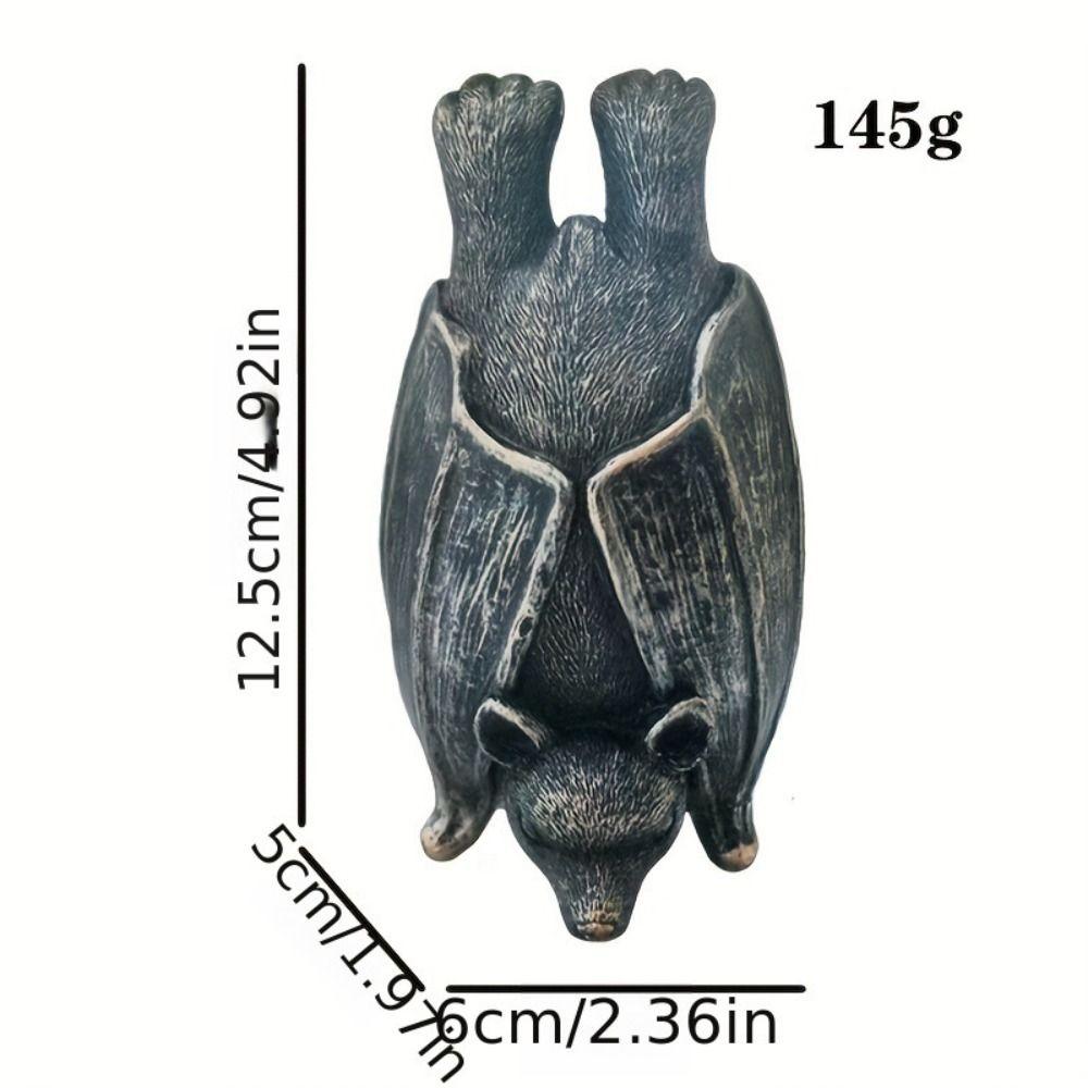 Gothic Bat Sculpture Decoration Exquisite Animal Flowerpot Decoration Bat Pendant Halloween Gift