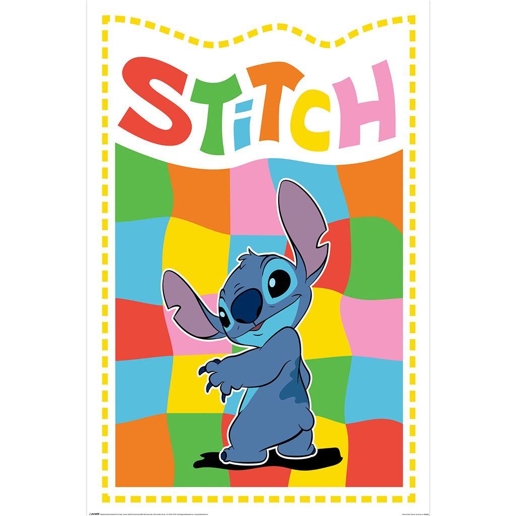 Lilo & Stitch Checkered Stitch Poster