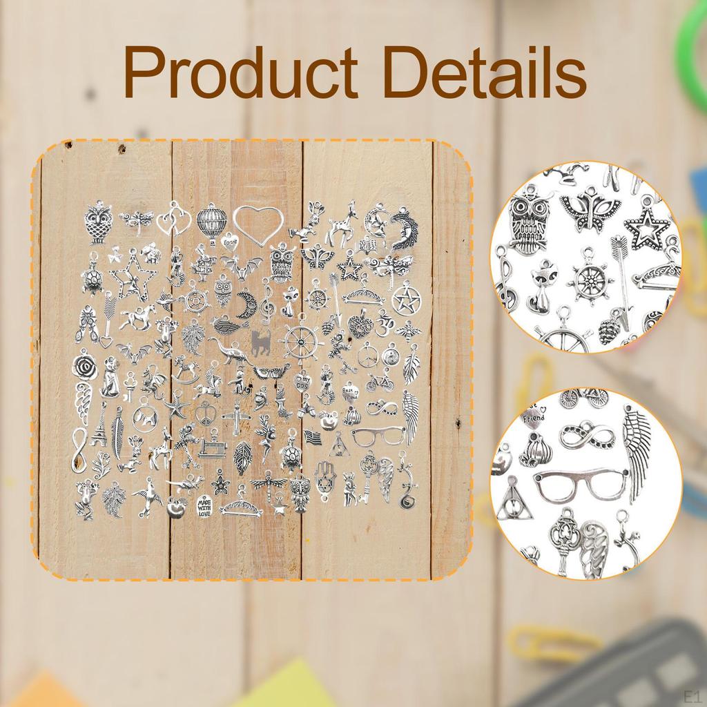 200 штук Массовые Шармы Подвески Сплав Декор DIY Металл Универсальный Компактный Изготовление Ювелирных Изделий