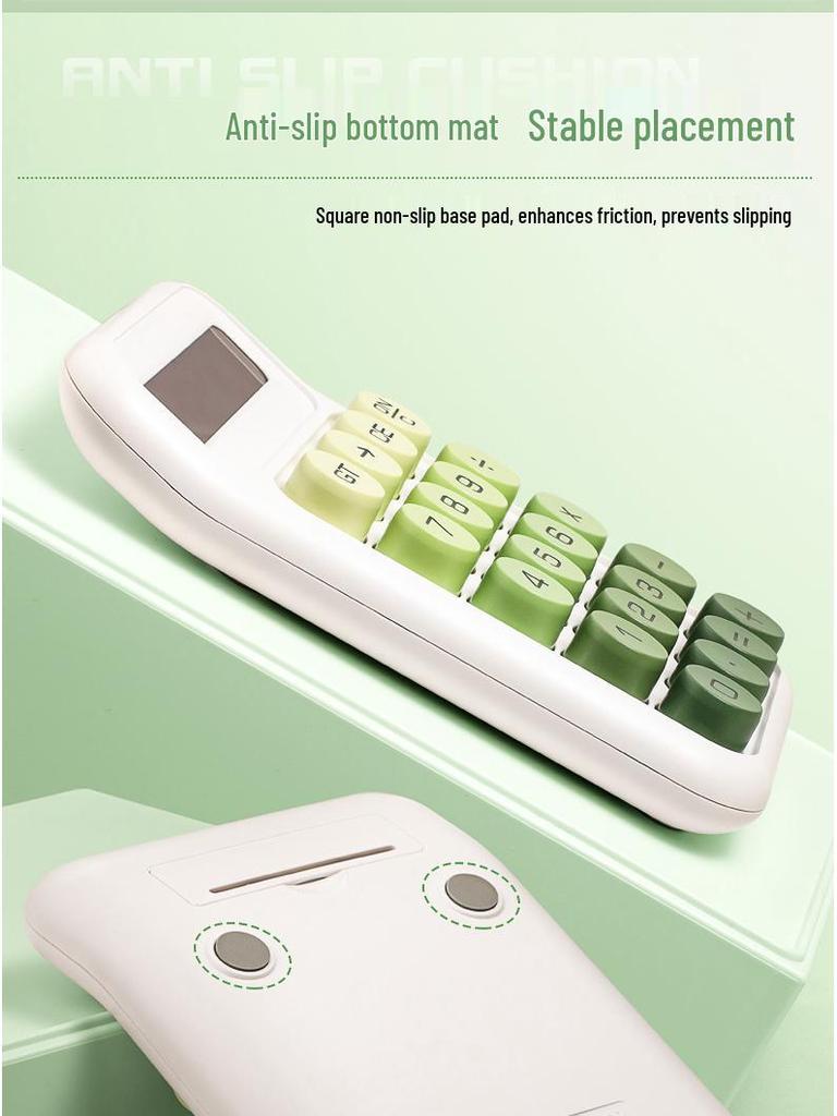 Gradient Goddess Multifunctional Office & Exam Calculator with Flexible Keyboard