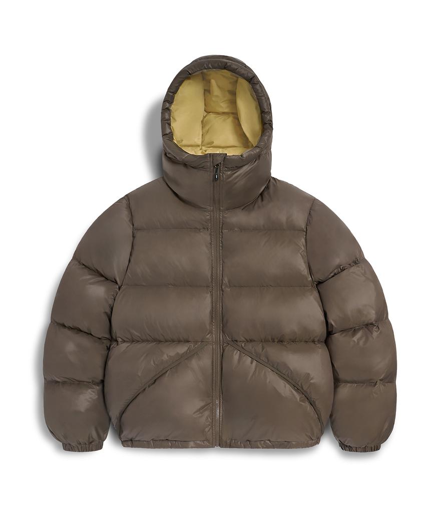 Minimalproject The Calm Bicolor Heavy Down Padded Jacket Mpj111 [Brown]
