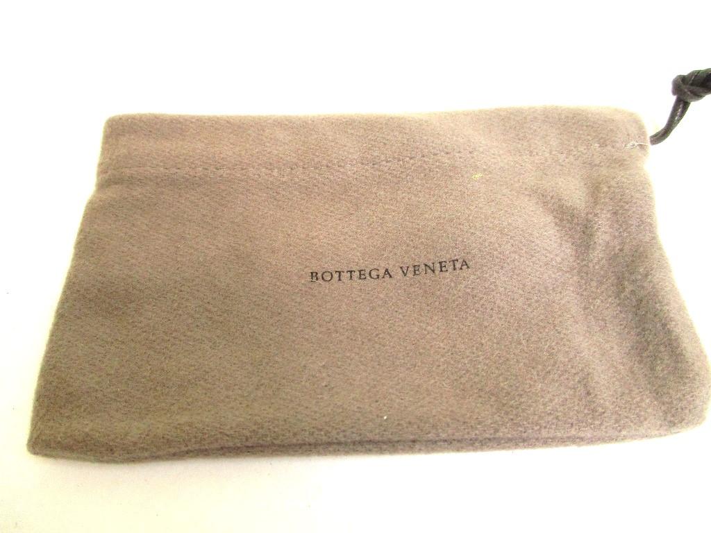 Оригинальный брелок для ключей BOTTEGA BENETA Intrecciato из черной кожи #a162, восстановленный