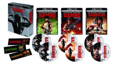 Трилогия «Рэмбо» 4K Ultra HD Blu-ray Коллекционное издание (Набор из 6 дисков)