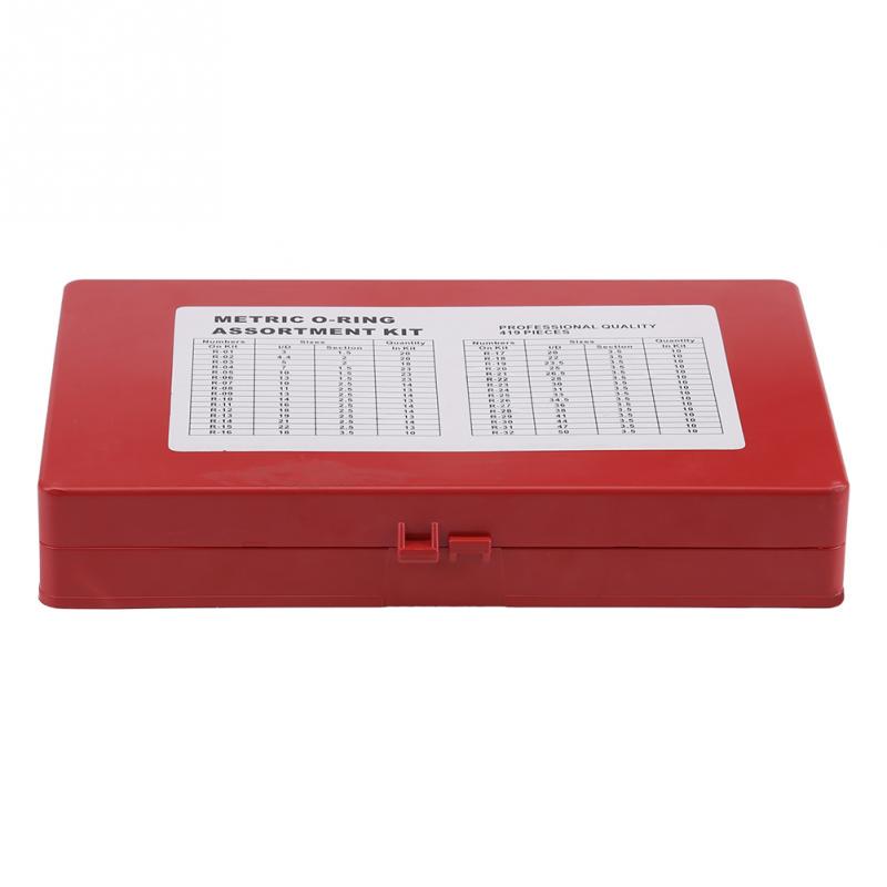 419 шт., резиновый комплект, уплотнительная прокладка, универсальный резиновый комплект, набор уплотнений R01-R32, комплект уплотнительных колец, 32 размера, комплект резиновых ножек MYY