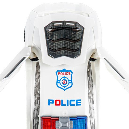 Электрическая танцующая полицейская машина Автоматическое объезжание препятствий Мельчайшая деталь Детская игрушка Спасение Экстренная помощь Полицейская электрическая машинка Игрушка для детей