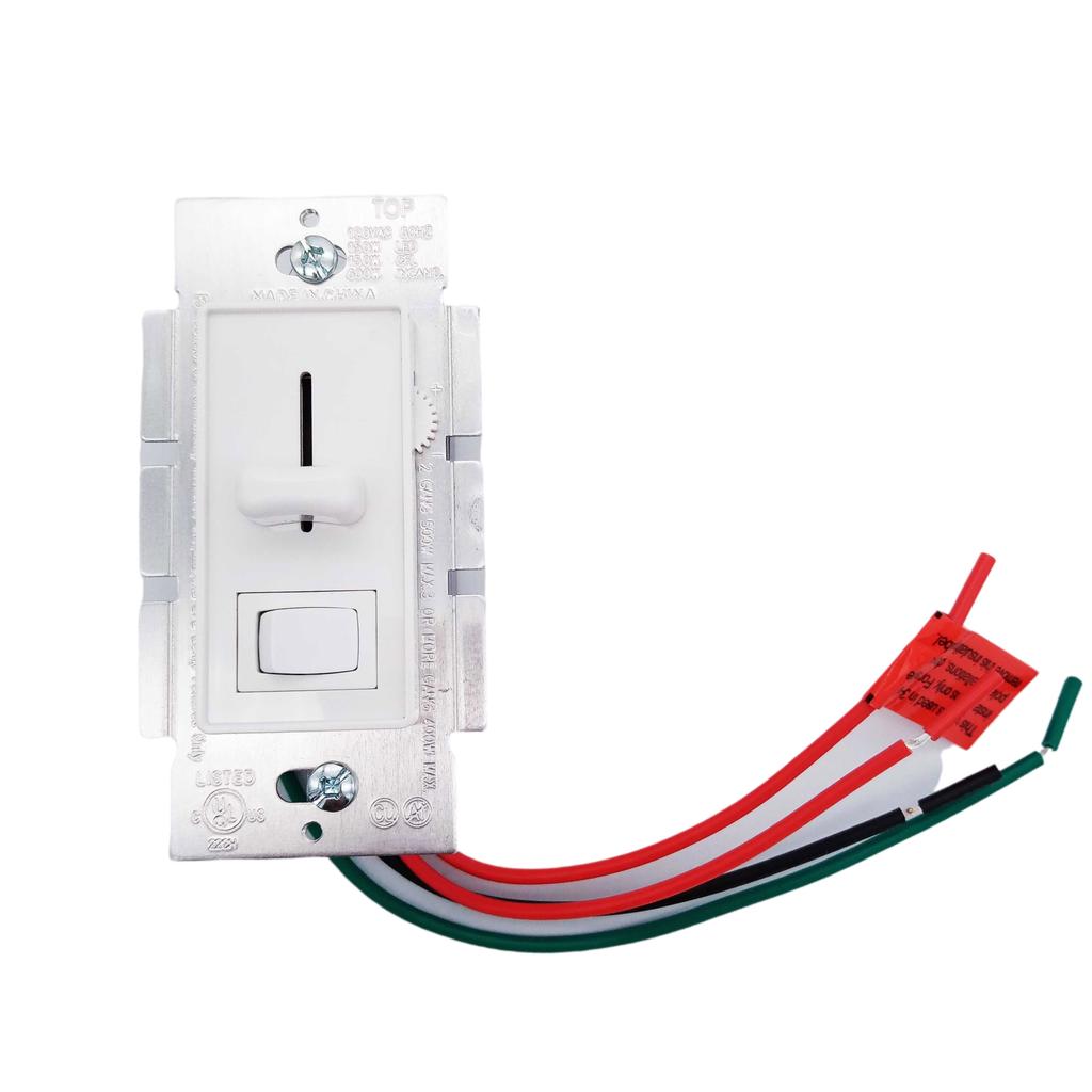 120v 600w US Standard Panel Wall Dimmer Switch for Dimmable LED Halogen Bulb