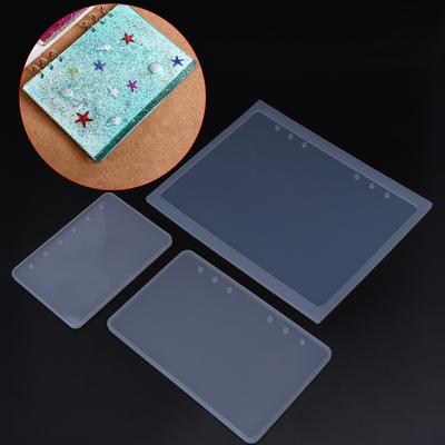 Форма для блокнота A7/A6/A5, силиконовая форма для самостоятельной сборки, форма для книги из смолы, прозрачная силиконовая форма для книги из эпоксидной смолы
