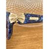 Used [Rare] FENDI Sunglasses Lapis lazuli style ribbon