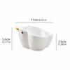 Bird Shaped Hamster Food Bowl Large Capacity Bird Cage Feeder Parrot Water Bowl  Small Animals
