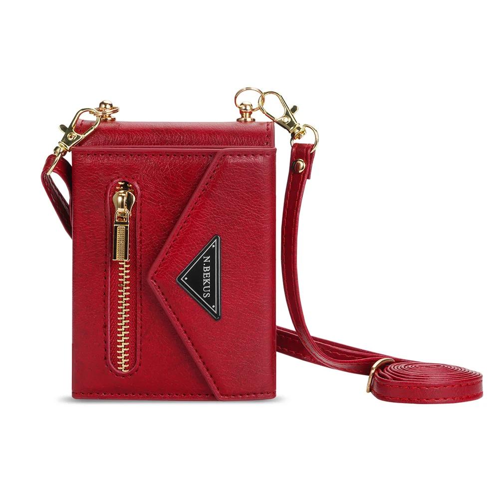 Кошелек-чехол кроссбоди для телефона Samsung Galaxy Z Flip 6 5 4 3 Flip6 Flip5 Flip4 Flip3 5G Ремешок Кожаная обложка Держатель для карт