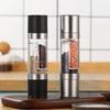 Spice Mill Manual Stainless Steel Salt and Pepper Grinder Adjustable Ceramic Grinding Pepper Crusher Double Head Kitchen Tool
