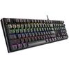 Проводная механическая клавиатура Shuohuan с 104 клавишами, RGB-подсветкой и оптическими переключателями