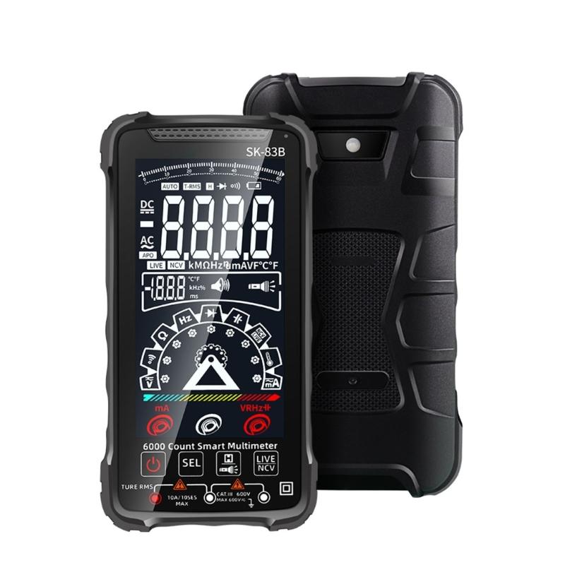 High Precisions Digital Multimeter with Large LCD Display & Auto Ranging Functionality Portable Handheld Multimeter
