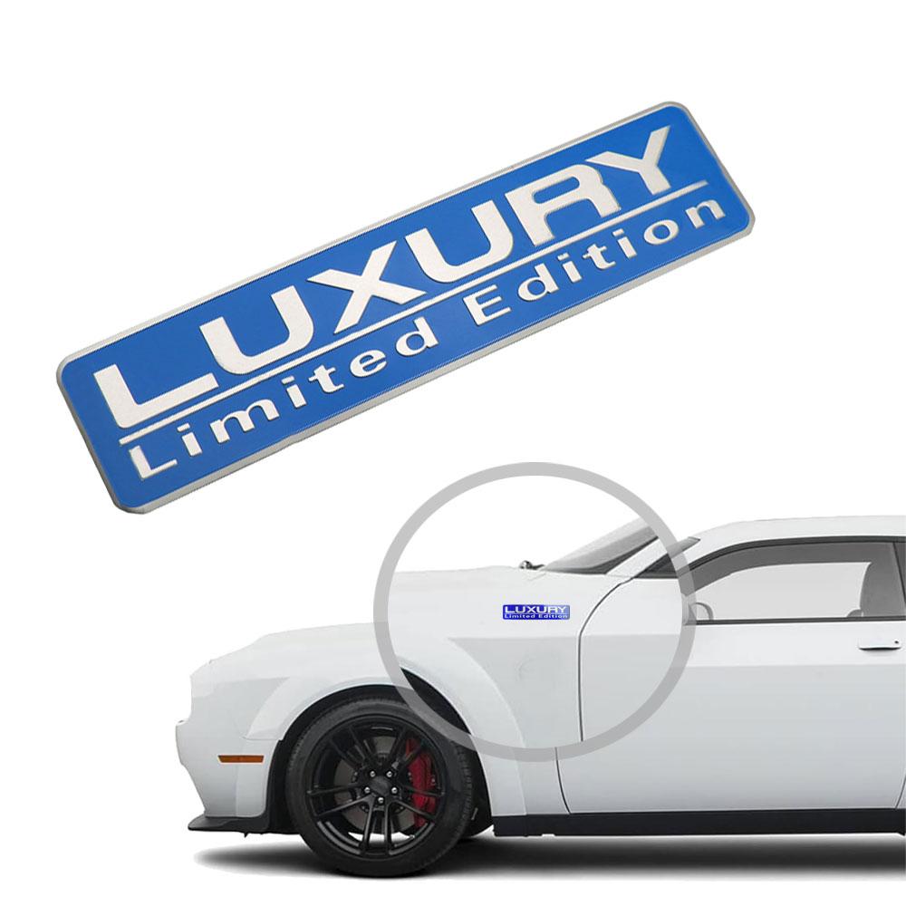 Металлическая наклейка Chrome Luxury Limited Edition Наклейки на автомобиль Кузов Багажник Эмблема Значки Наклейки Универсальная внешняя наклейка на автомобиль