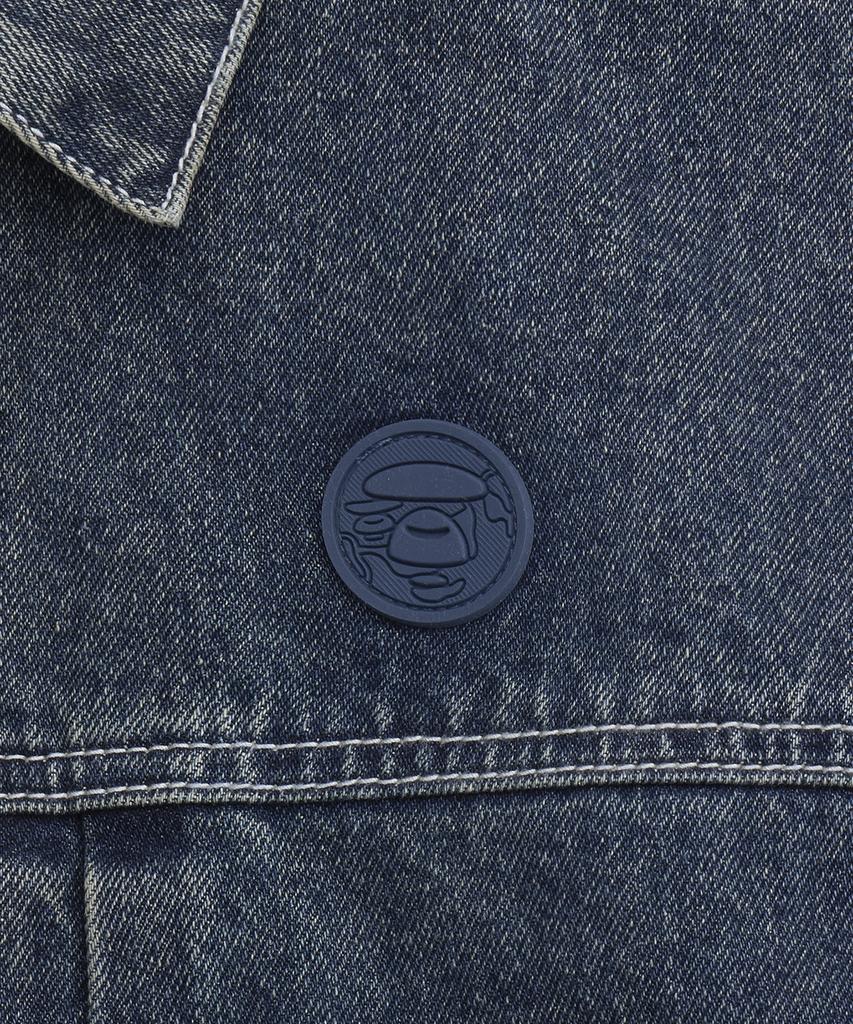 Aape Aapenow Detachable Hooded Denim Jacket - Blue / Aapljm7766Xxqblx