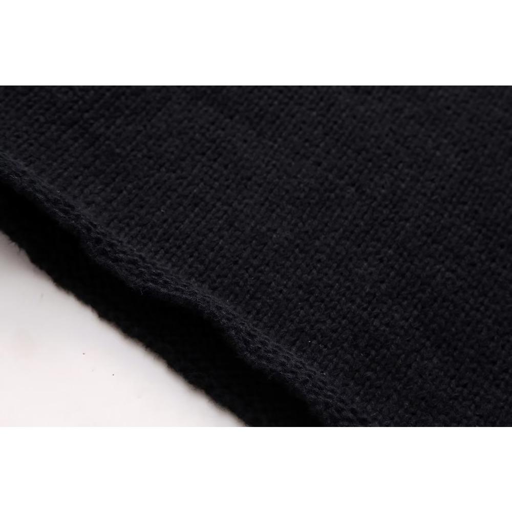 GMXIA Женские модные повседневные однотонные свободные свитера с круглым вырезом и осенне-зимним принтом с длинными рукавами