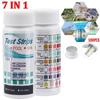 100Pcs Convenient Water Quality Test Strip 7in1 PH Water Quality Test Paper Aquariums
