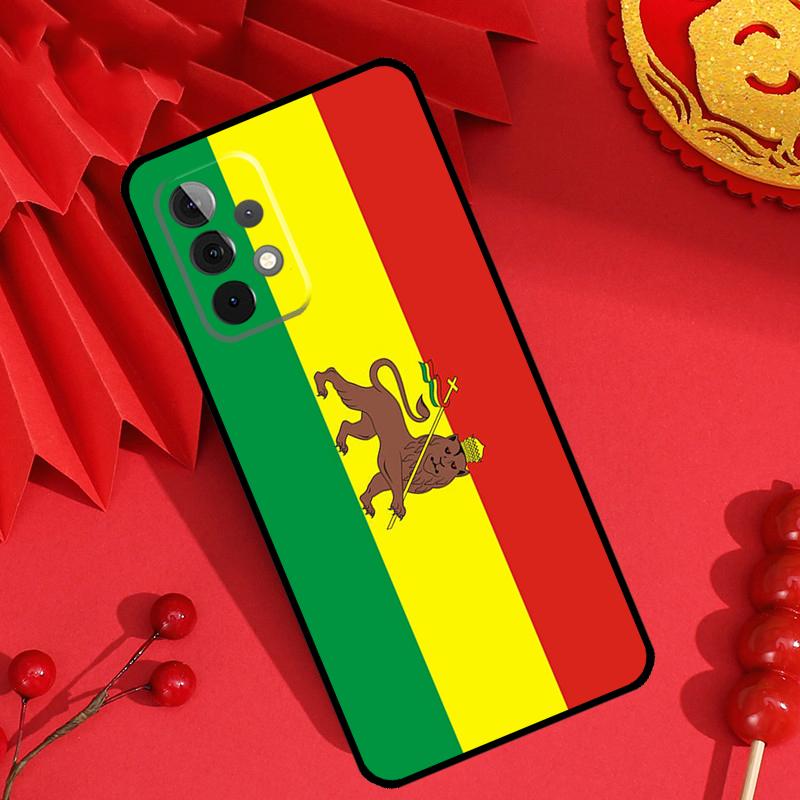Чехол Флаг Эфиопии для Samsung Galaxy M15 M55 M31 M13 M11 M12 M14 M06 M16 M36 M56 M53 M32 M52 M35 M34 M54