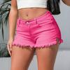 Womens Ripped Jeans Shorts Summer Stretch Skinny Distressed Straight Leg Stylish High Waist Curvy Denim Shorts Sexy