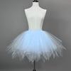 Women Tulle Skirt 50s Tutu Petticoat Elastic Waist Short Ballet Crinoline Petticoat Carnival Costume Underskirt