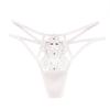 Французские легкие роскошные стринги с вырезами, соблазнительные, с бриллиантовой вышивкой, перспективные, переплетенные, тонкие, сексуальное нижнее белье